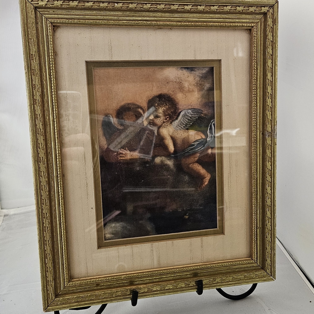 Gold Framed Angelic Art Print